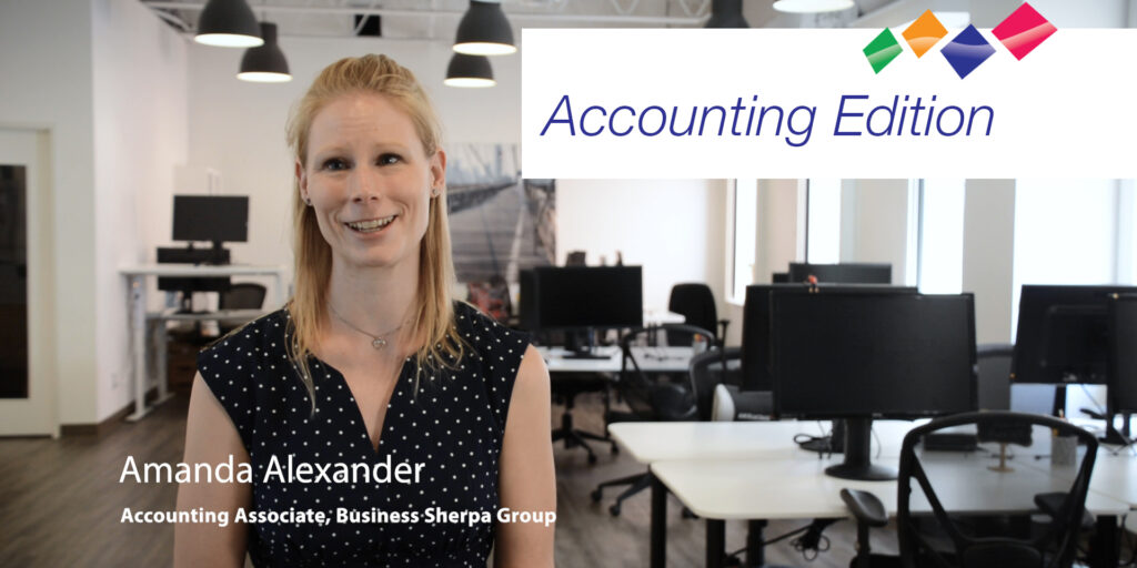 Video Overlay Image for Sherpa Stories: Accounting Edition with Amanda Alexander