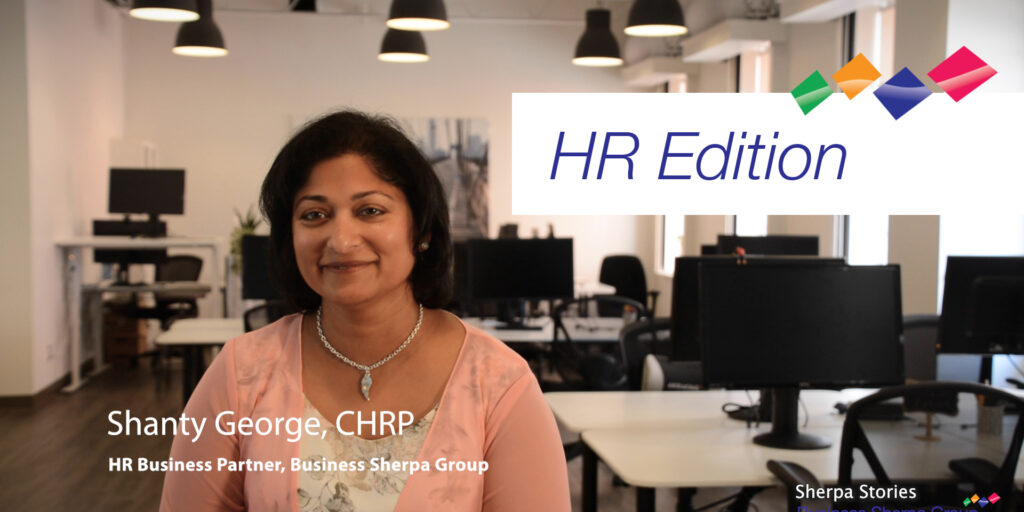 Video Overlay Image for Sherpa Stories: HR Edition with Shanty George, CHRP