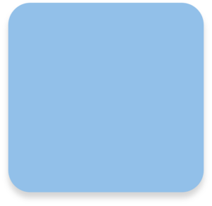 Medium Blue Round-Edged Square Accent Image