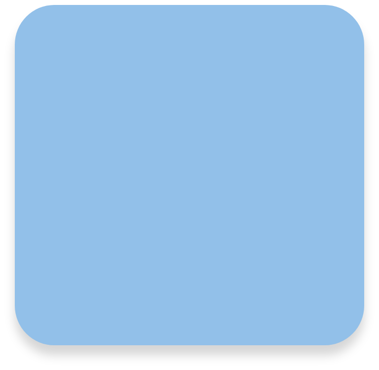 Medium Blue Round-Edged Square Accent Image