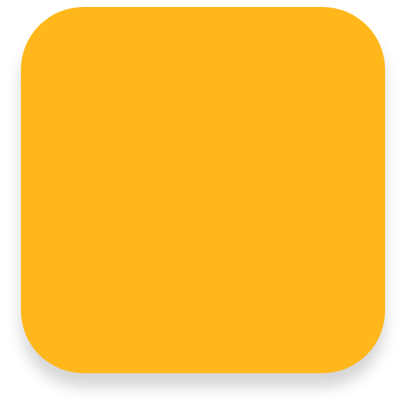 Yellow Round-Edged Square Accent Image