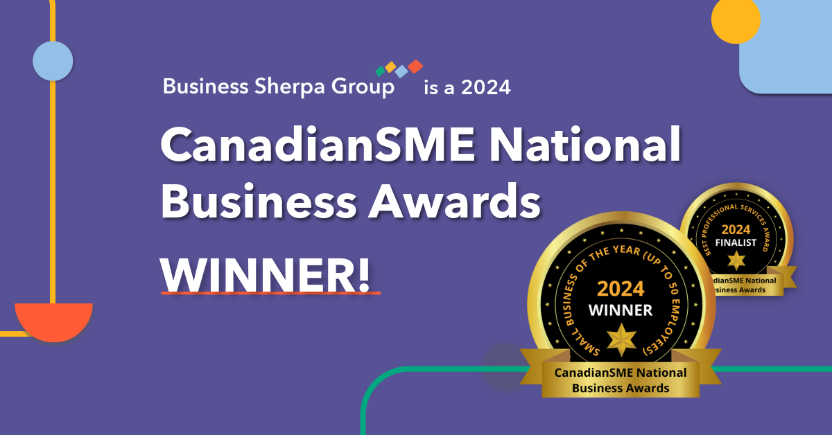 Winners: 2024 CanadianSME National Business Awards - Business Sherpa Group
